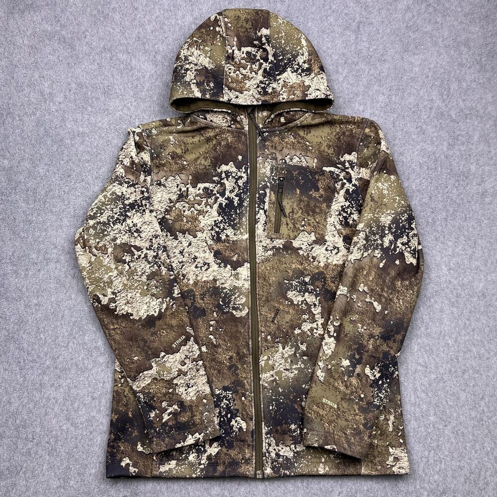 Red Head Hoodie Womens XL Camo Long Sleeve Full Zip Sweatshirt